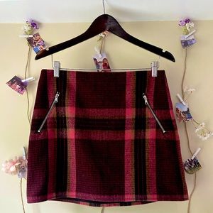Mini Plaid Skirt